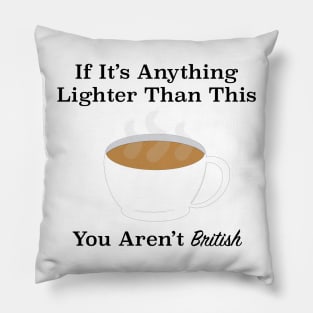 The Correct British Tea Pillow