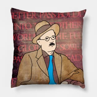 JAMES JOYCE, IRISH POET Pillow