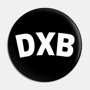 DXB Bold White Pin