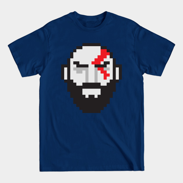 Disover 8 bit Kratos - God Of War - T-Shirt