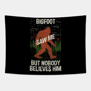 Bigfoot Saw Me - Bigfoot Believer Tapestry