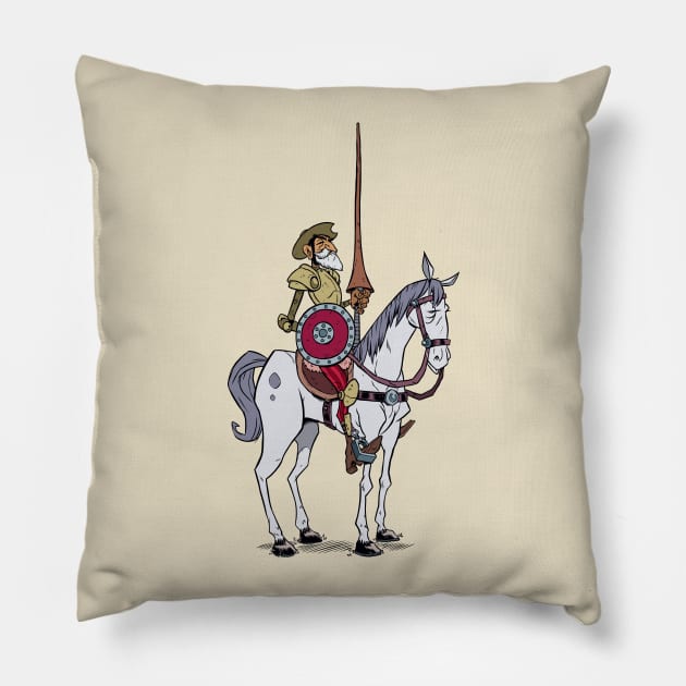 Don Quixote Pillow by Malchev