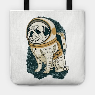 Pug Astronaut Tote