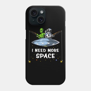 Alien Astronaut Fishing Phone Case