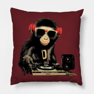 Funky Monkey DJ Pillow