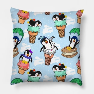 Penguin ice cream Pillow