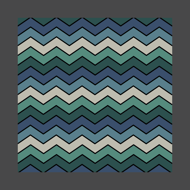 vintage zig zags by imaginekaye