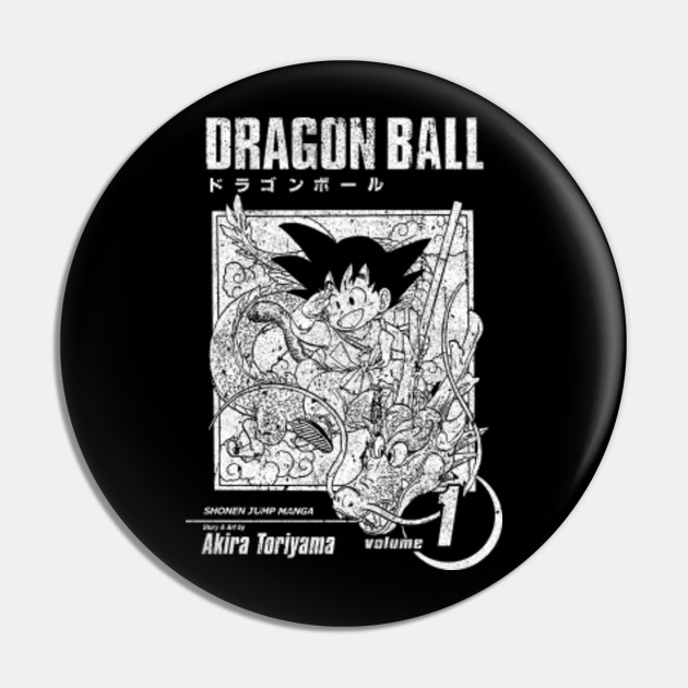 Dragon Ball Volume 1 Dragonball Pin Teepublic