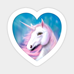 Unicorn Heart Magnet