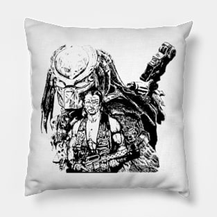 Predator Saga Apparel – Unleash the Hunt with Movie-Inspired Tees! Pillow