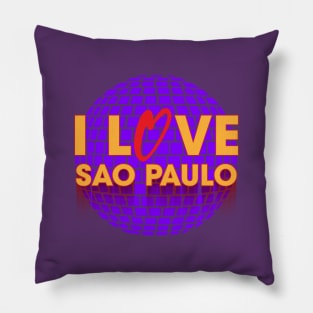 I Love Disco Sao Paulo Pillow