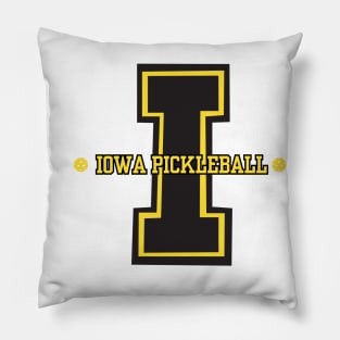 Iowa Varsity Pickleball Logo Wear Pillow