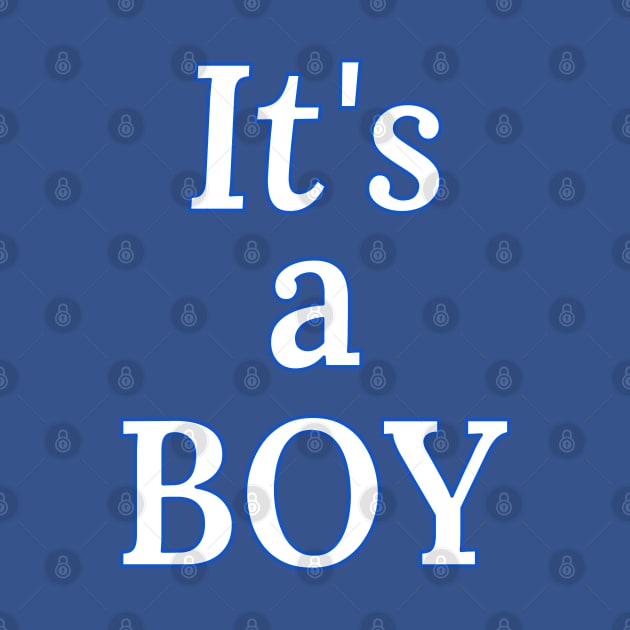 It's A Boy (Gender Reveal) Blue by Random Beauty