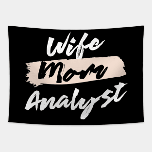 Cute Wife Mom Analyst Gift Idea Tapestry