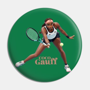 Coco Gauff 3D cartoon Pin