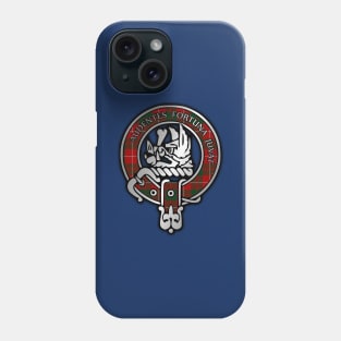 Clan MacKinnon Crest & Tartan Phone Case