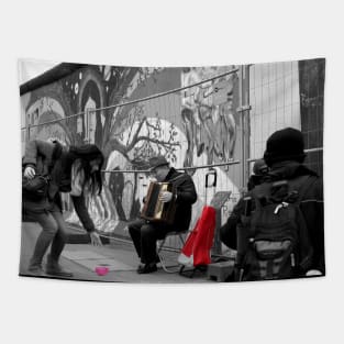 Street Music, Berlin Wall Tapestry