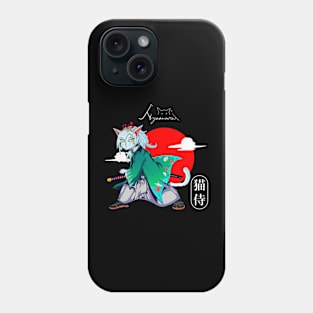 Neko Samurai Phone Case