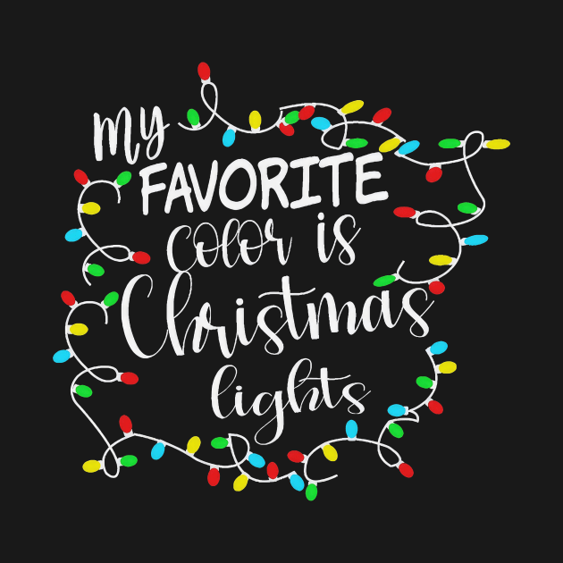 My Favorite Color Is Christmas Lights by Mhoon 