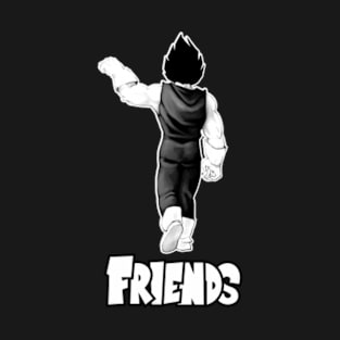 Couple Tshirt Best Friends Vegeta T-Shirt