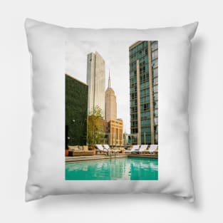 New York Rooftop Pool Pillow