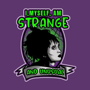 Beetlejuice Lydia Deetz Strange and Unusual T-Shirt