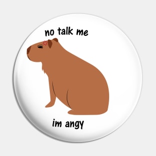 capybara pet Pin