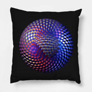 Glowing Cube Ring Ball Pillow