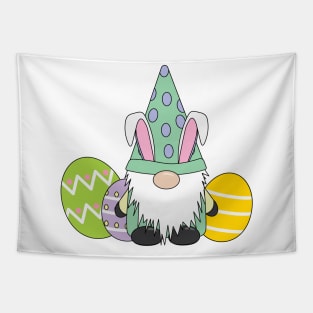 Green Easter Gnome Garden Gnome Tapestry