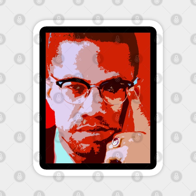 malcolm x Magnet by oryan80