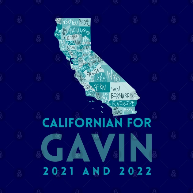 Californian For Governor Newsom by TJWDraws