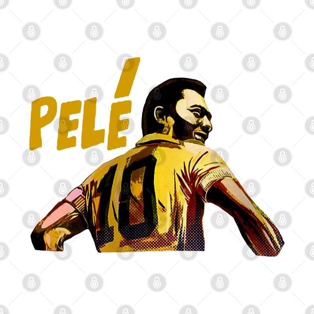 Pele Brazilian Soccer Legend by Vamp Pattern