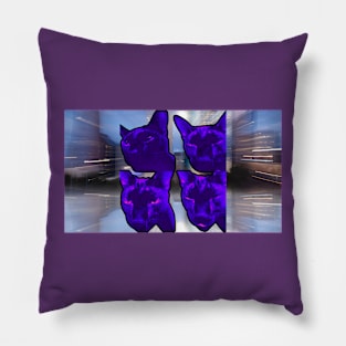 Cat Face Houston Pillow