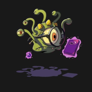 Beholder Playing DnD Edit T-Shirt