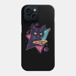 Pizza Cat Among the Stars Phone Case