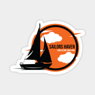 Sailors Haven, Long Island, New York, Pop-Out Badge Magnet