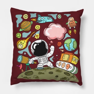 Astronaut Theme Pillow