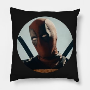 Deadpool Ryan Reynolds drawing Throw Pillow