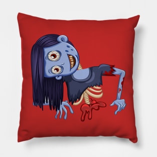 Scary Girl Pillow