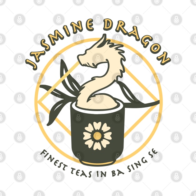 Jasmine Dragon - Geometric Design by MortalMerch