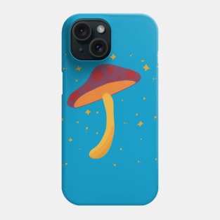 Psychedelic mushroom with transparent background Phone Case