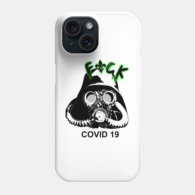 F COVID Phone Case by jenscreatesart