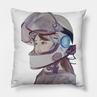 saba con casco Pillow