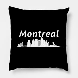 Montreal Skyline Pillow