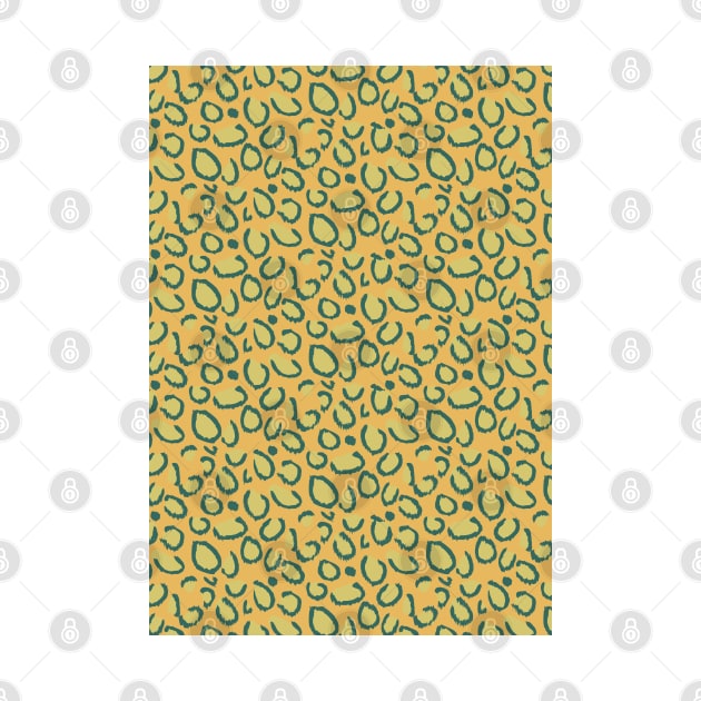 Yellow Cheetah Print by Colorable