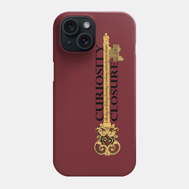 Key to Lifelong Learning Phone Case by Quipplepunk