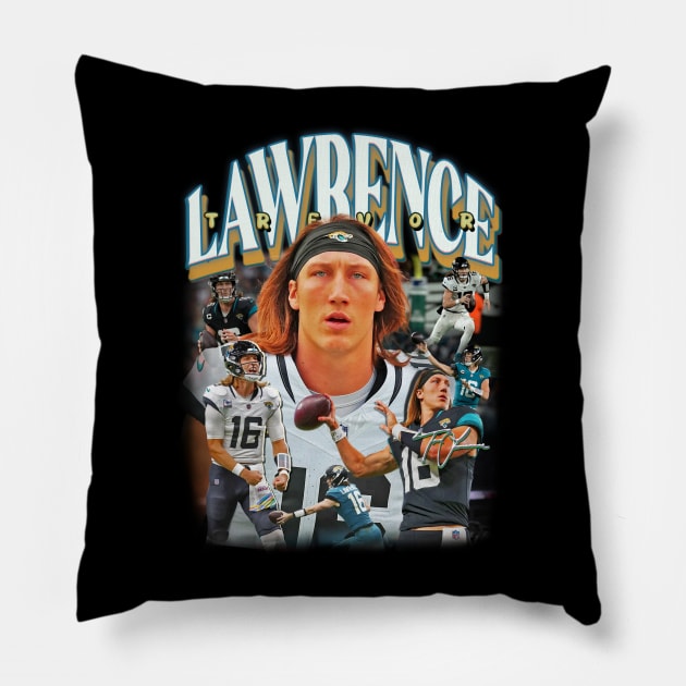 Trevor Lawrence T-Law 16 Pillow by dsuss