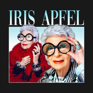 Iris Apfel, RIP Iris Apfel 1921 - 2024, Iris Apfel Rememberance, Iris Apfen T-Shirt