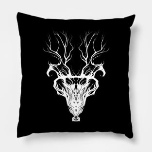 Deer spirit skull Pillow