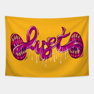 crazy lips Tapestry